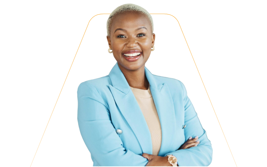 Profissional sorrindo